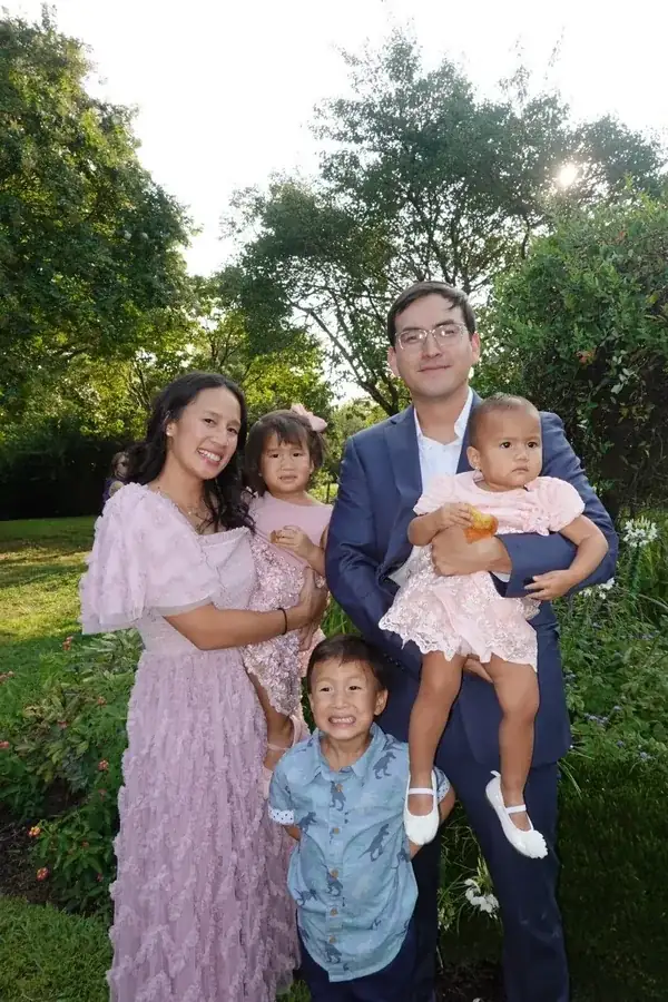 Gilbert and his family, owners of Bayou Buyer in Lake Charles, Louisiana